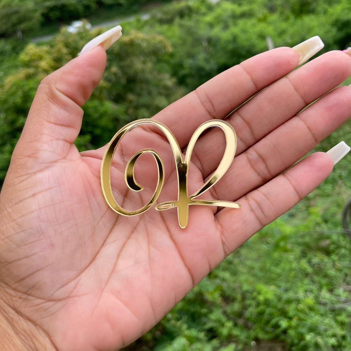 Frontal Cake Charm Topper