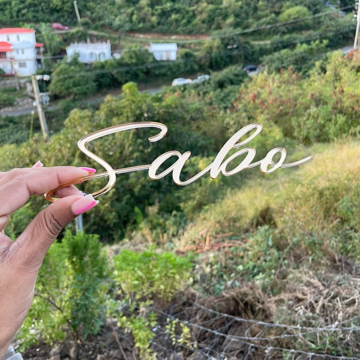 Frontal Cake Charm Topper