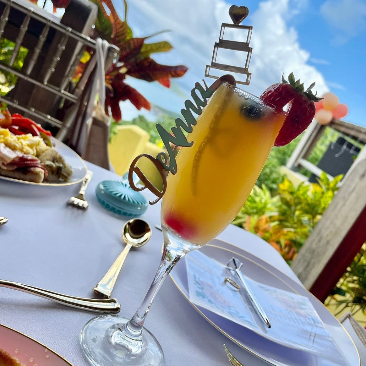 Name Plate Drink Marker / Stirrer