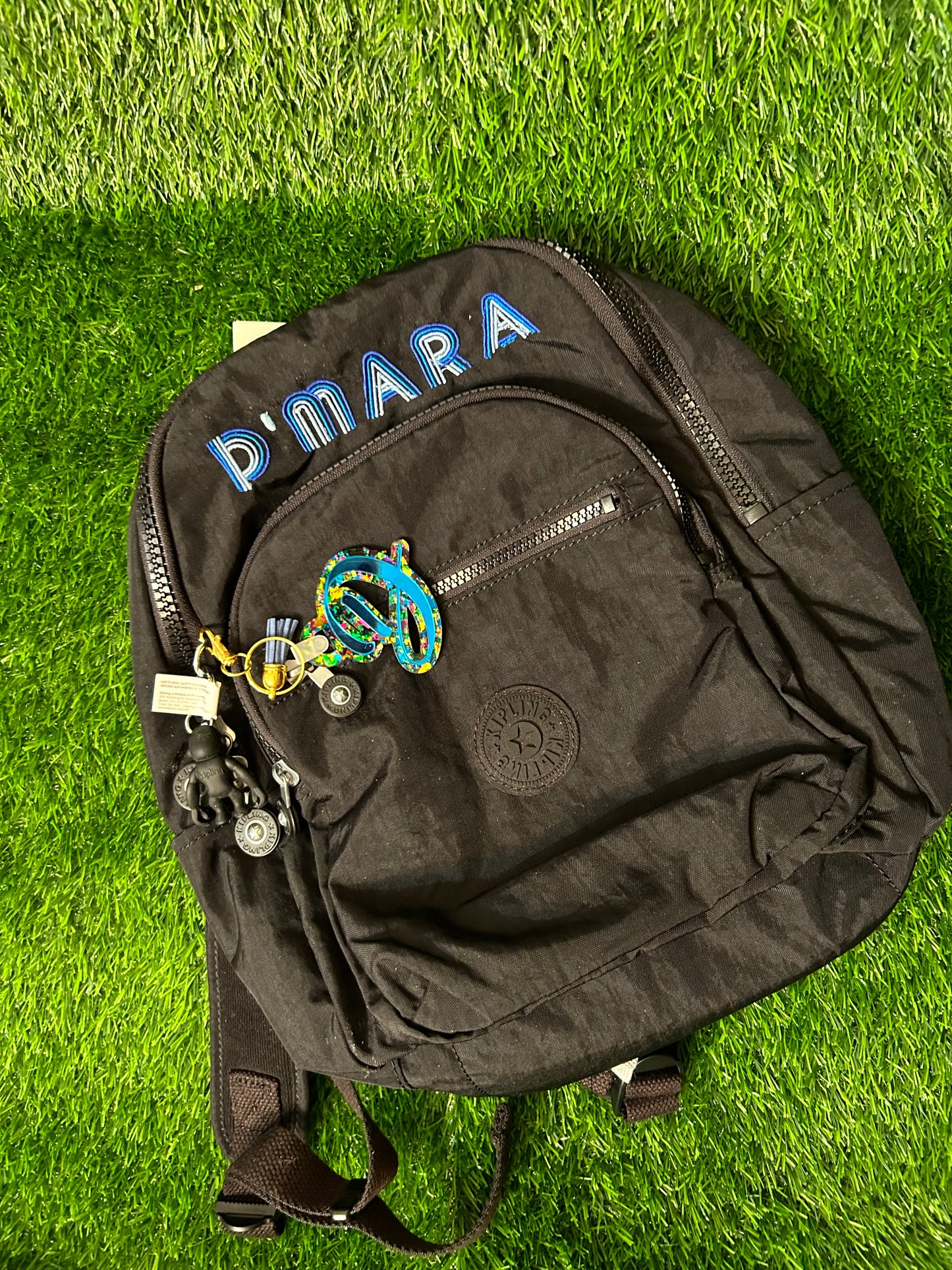 Custom Initial Acrylic Bag tag / Keychain