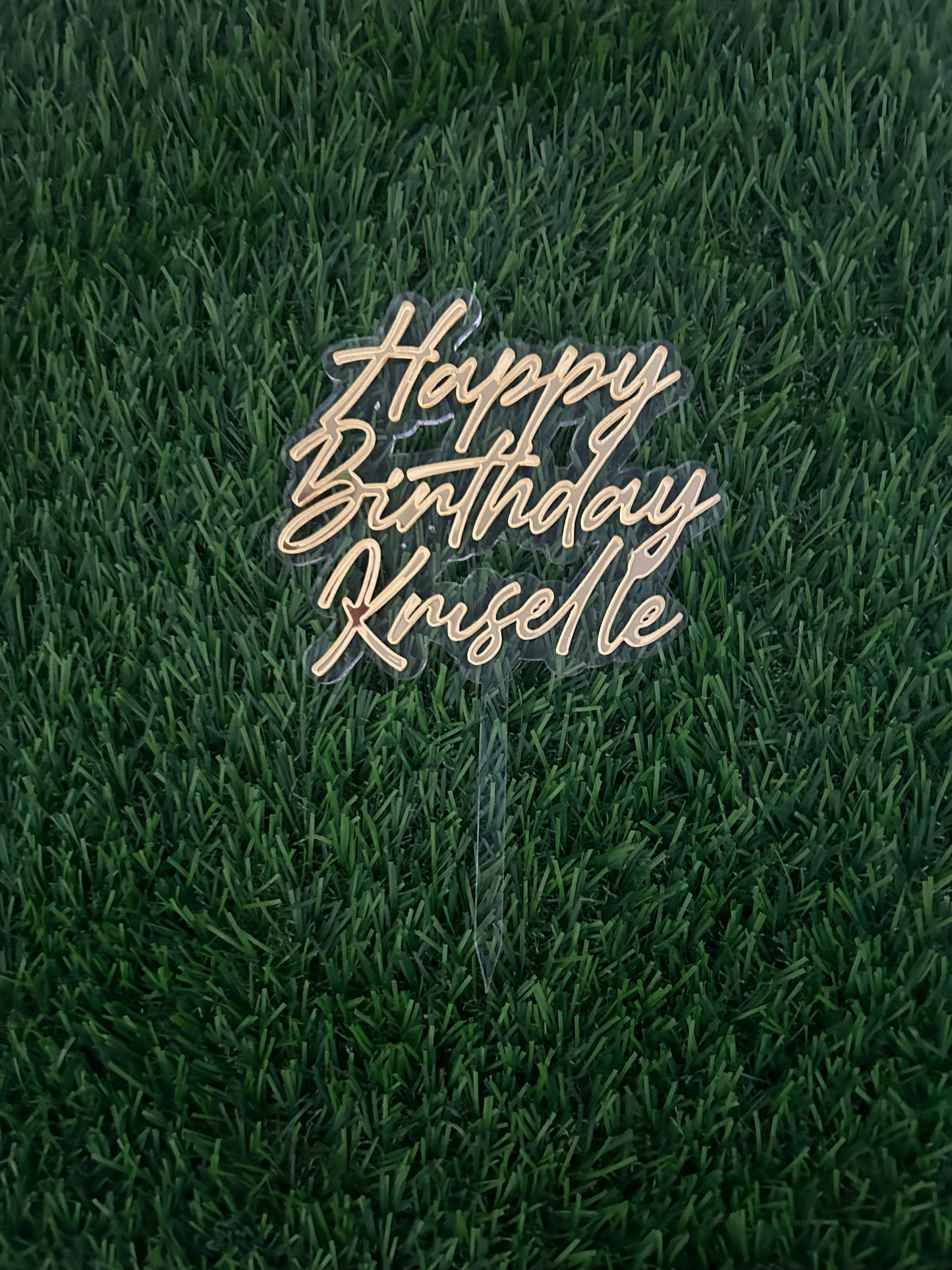 Layered  Cake Topper