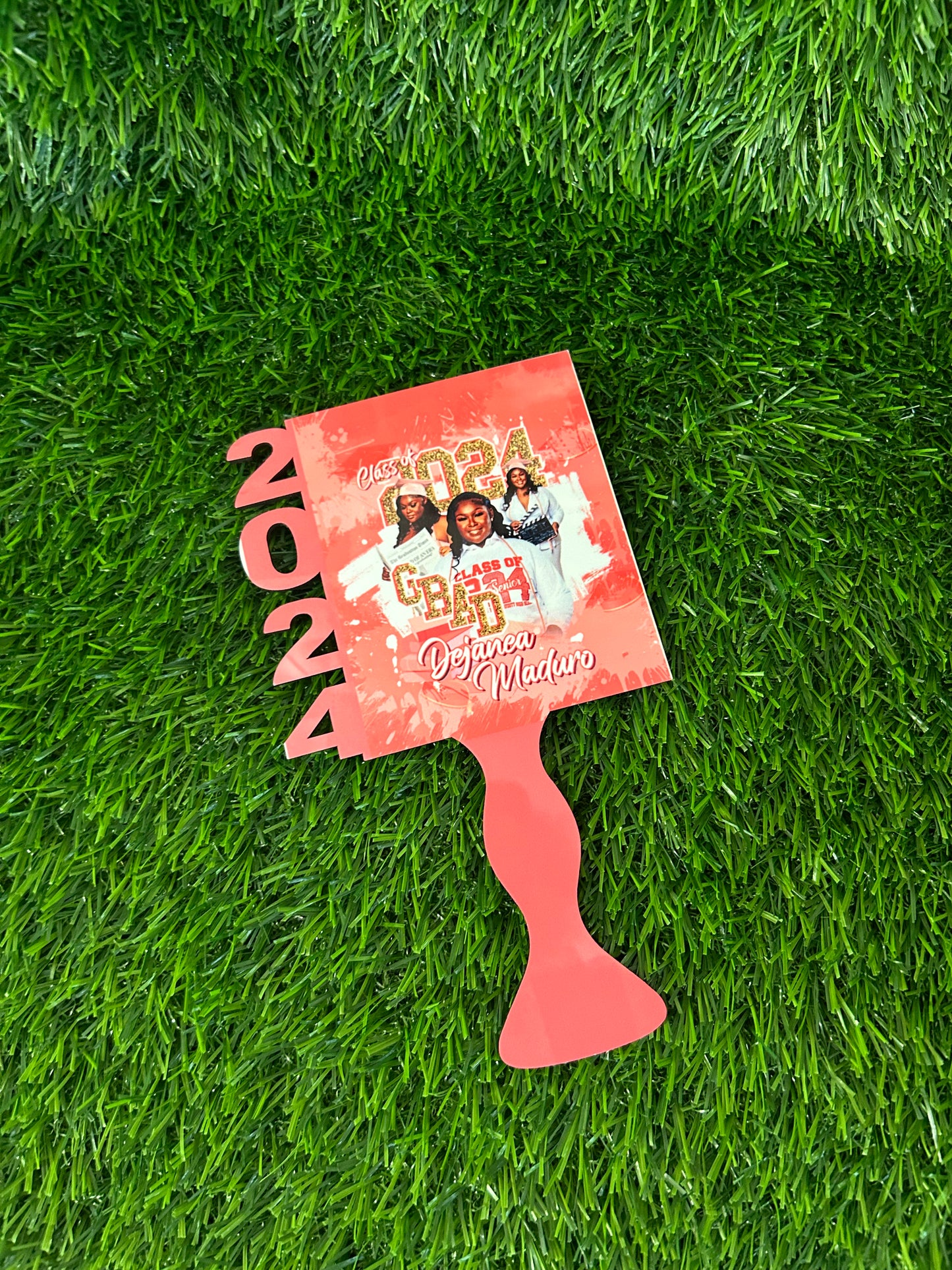 Custom Grad Themed Printed Fans