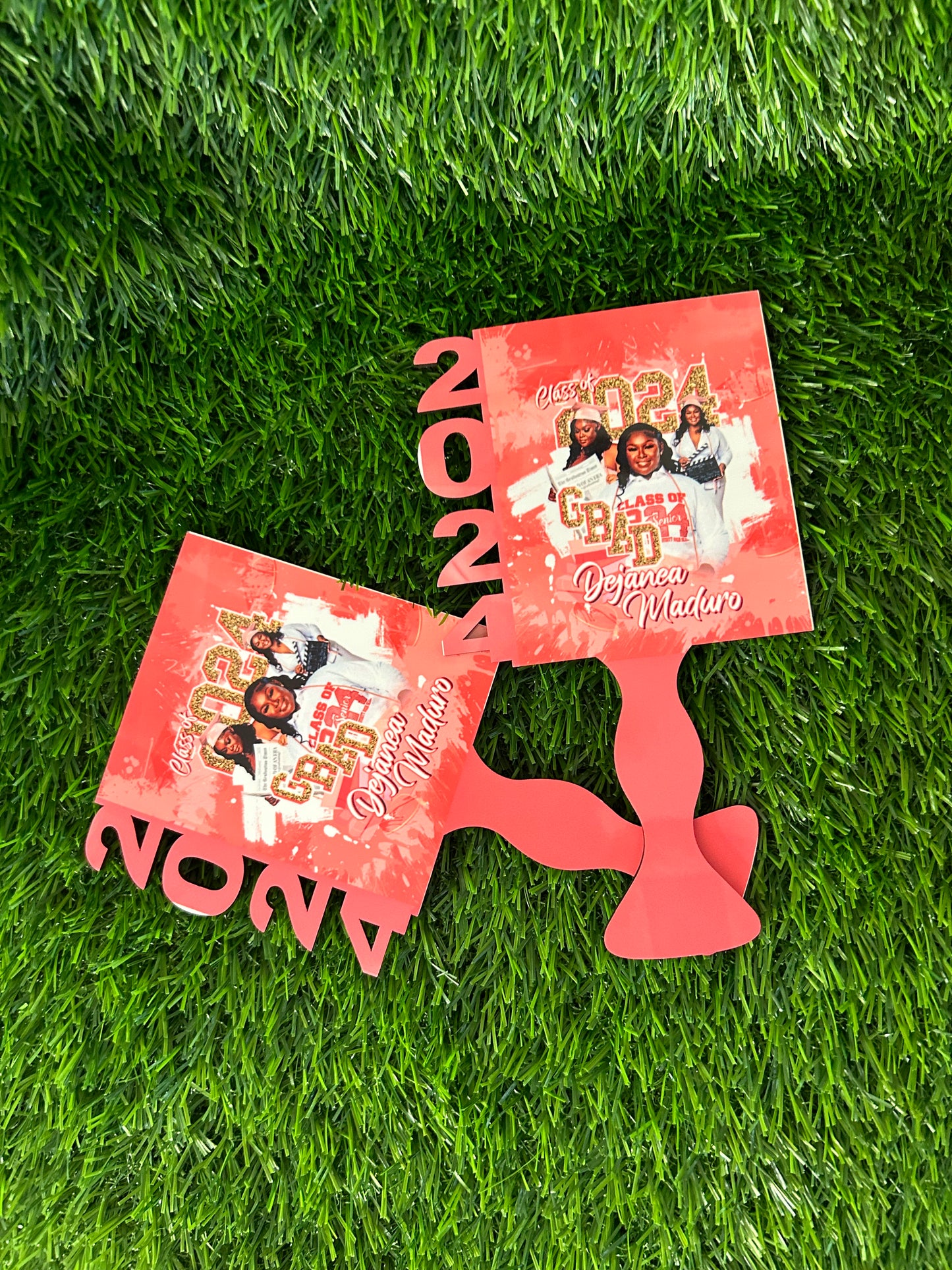 Custom Grad Themed Printed Fans