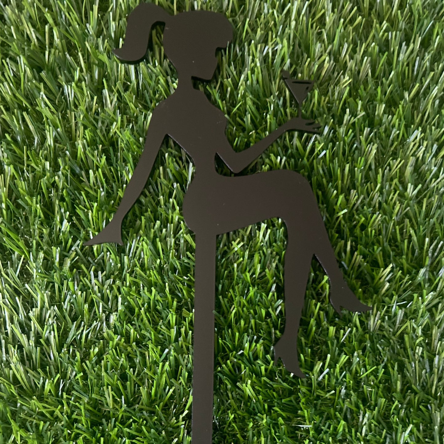 Martini Lady Cake Topper