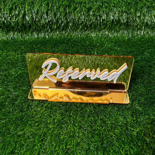 Desk Top Acrylic Sign