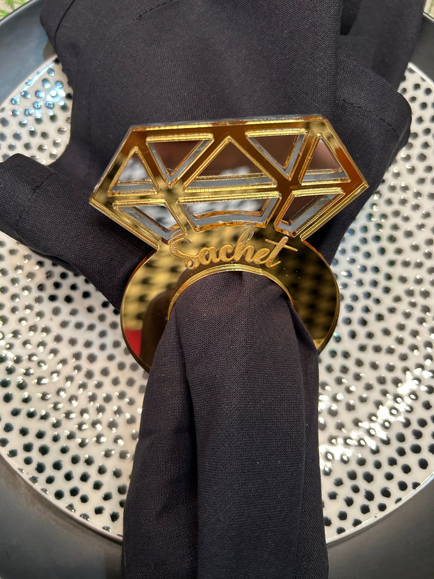 Diamond Ring Napkin Ring