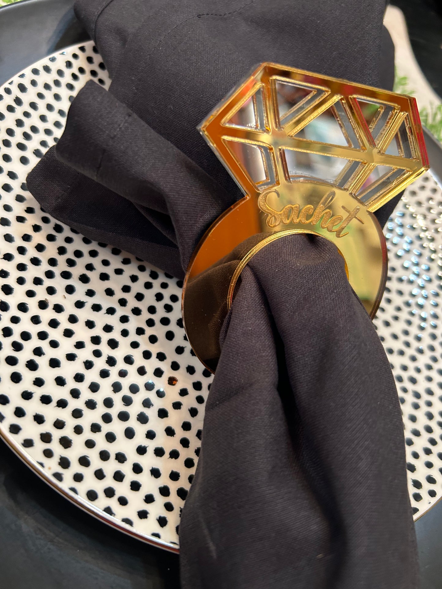 Diamond Ring Napkin Ring