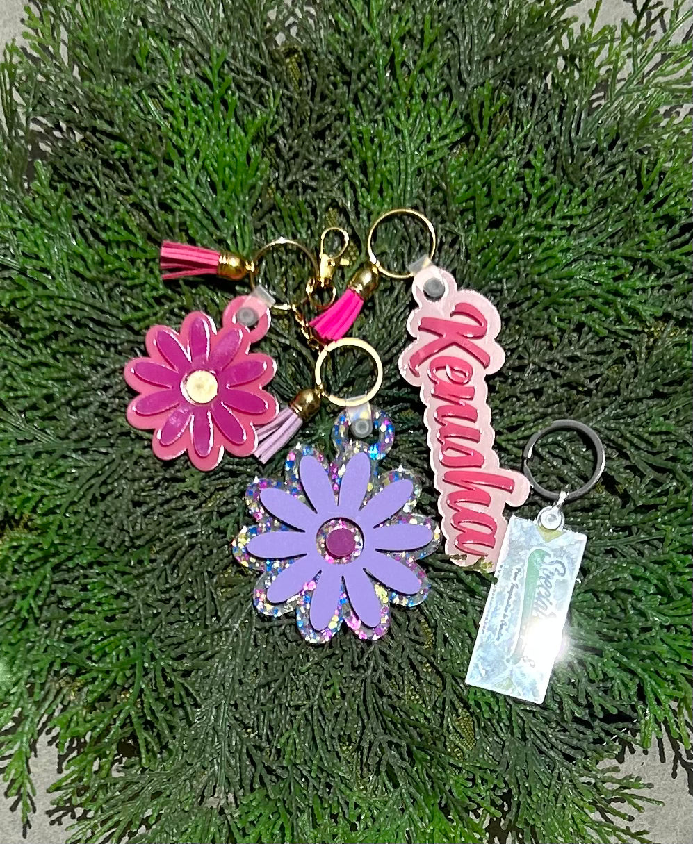 Daisy Bag/ Keychain Charms