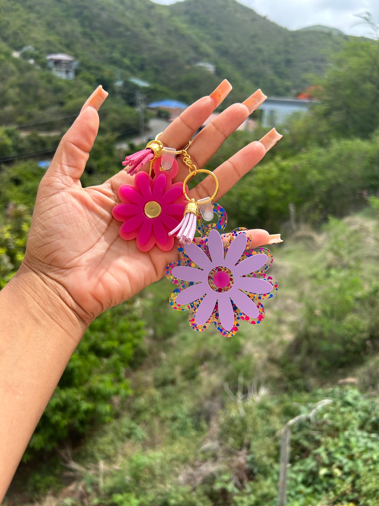 Daisy Bag/ Keychain Charms