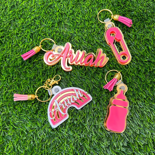 Baby Bag Keychain Charms