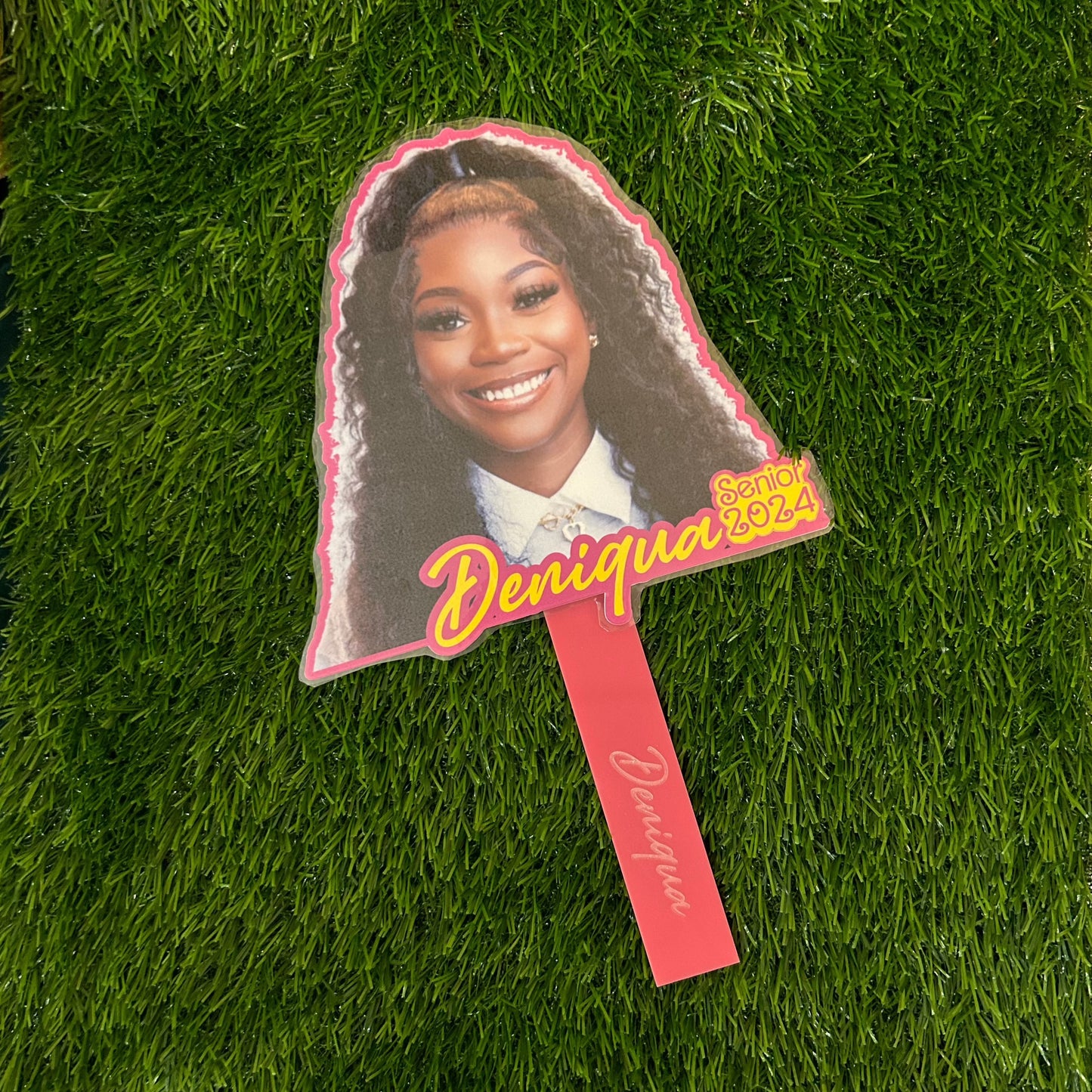 Custom Grad Themed Printed Fans