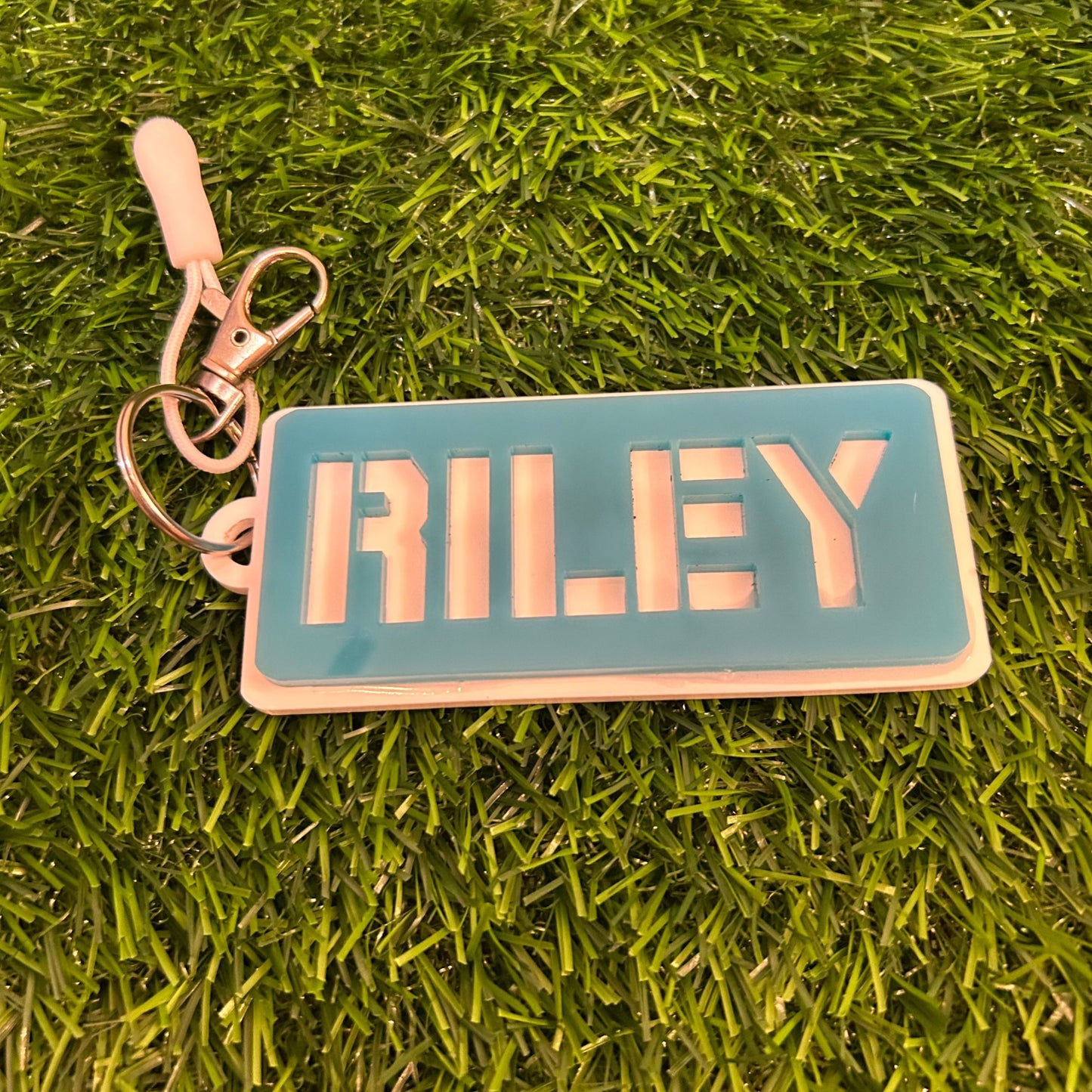 Custom Plate Acrylic Bag tag / Keychain