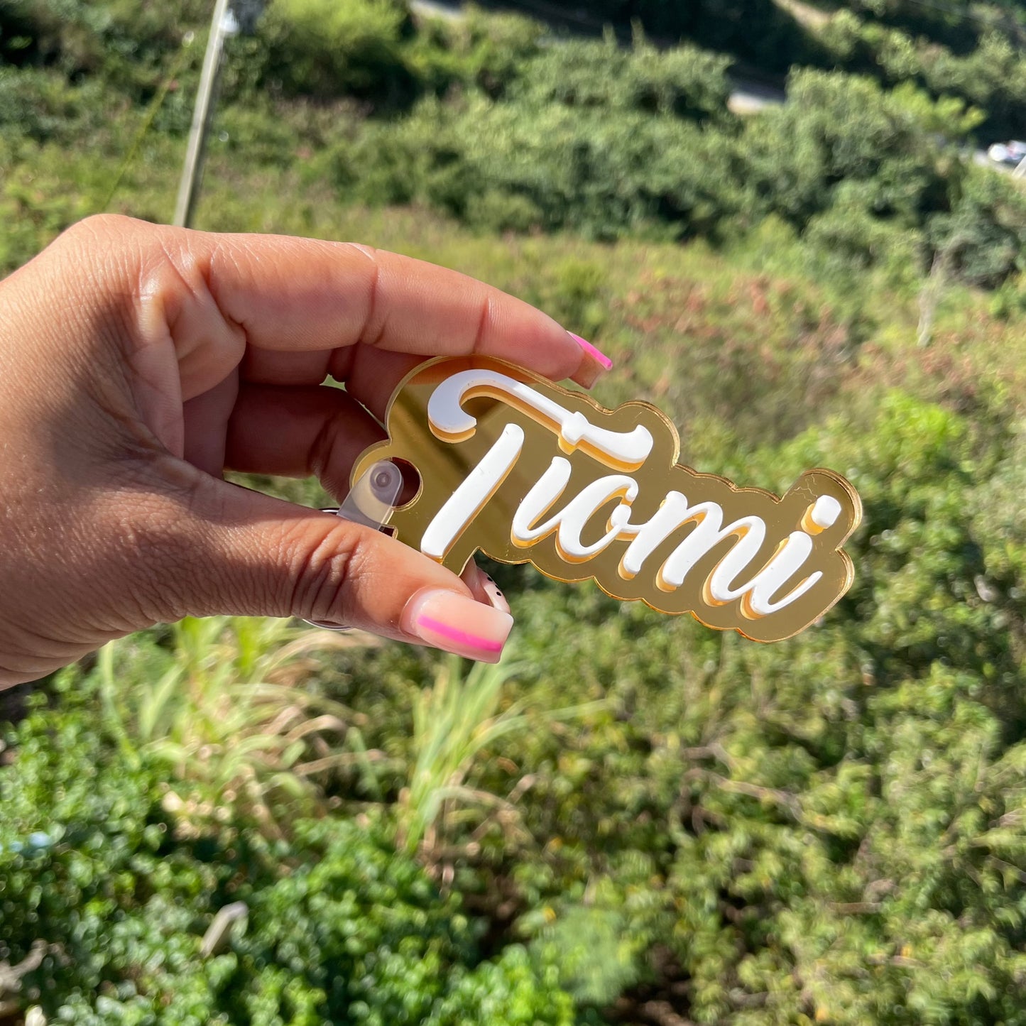 Custom Acrylic Bag tag / Keychain