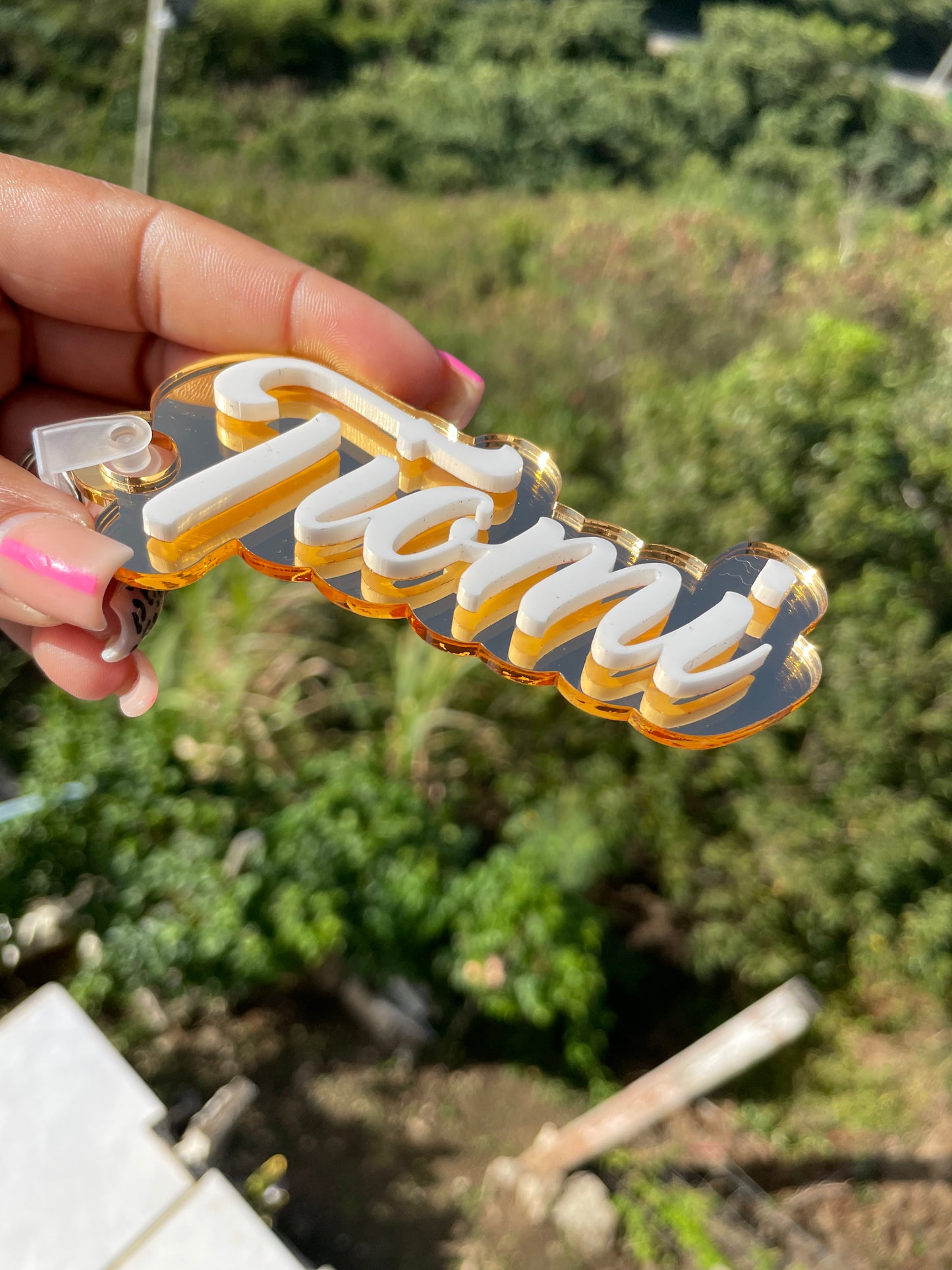 Custom Acrylic Bag tag / Keychain