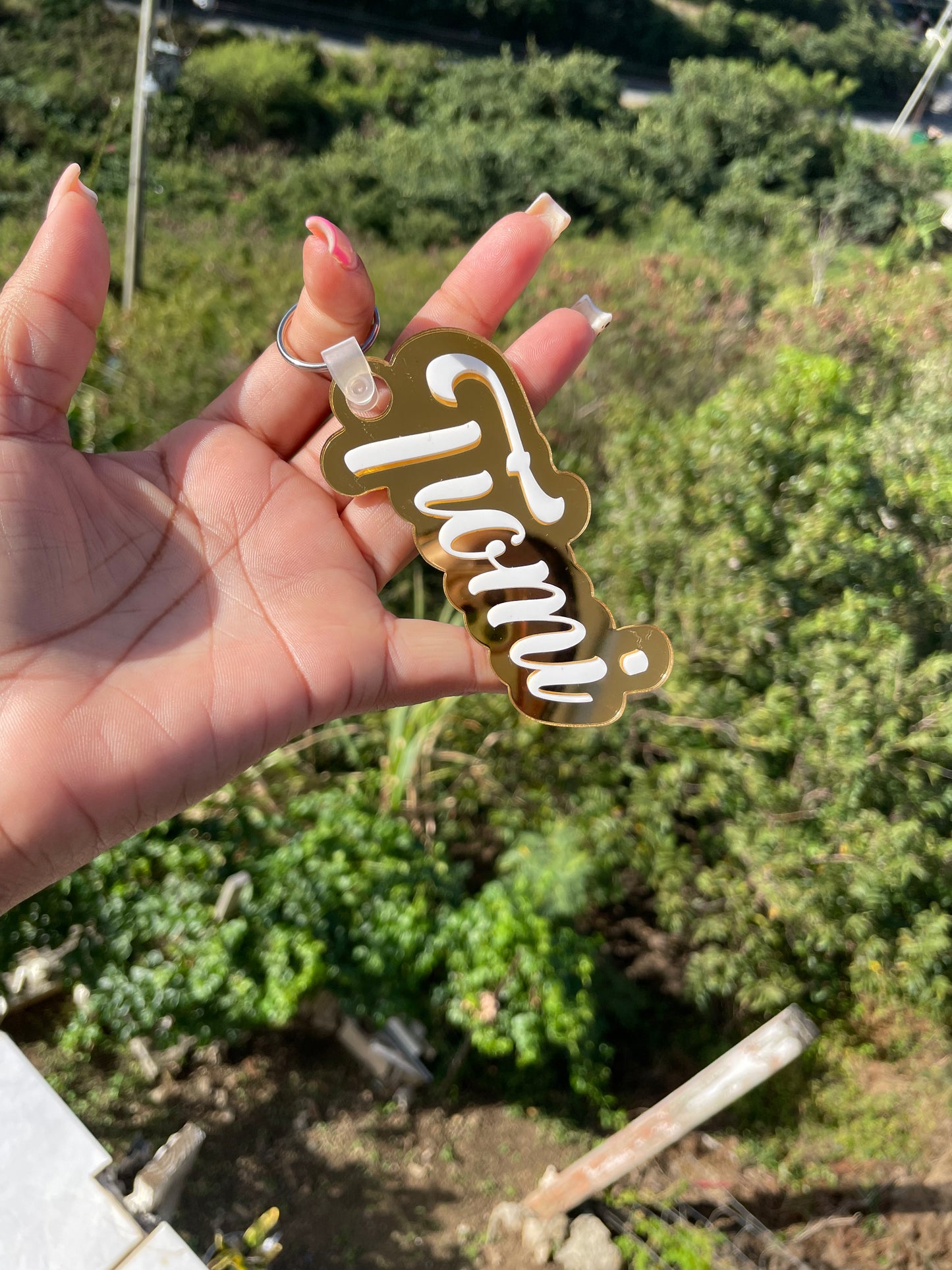 Custom Acrylic Bag tag / Keychain