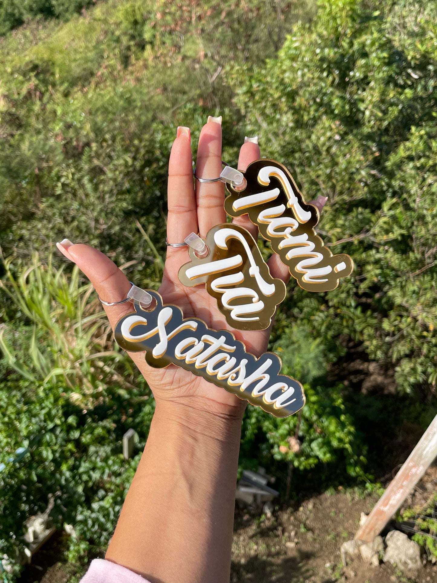 Custom Acrylic Bag tag / Keychain