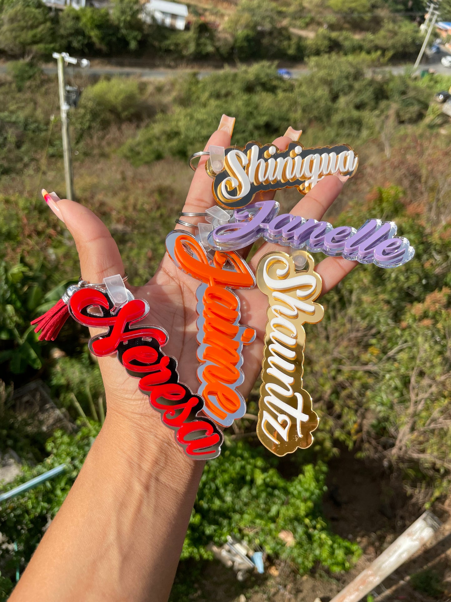 Custom Acrylic Bag tag / Keychain