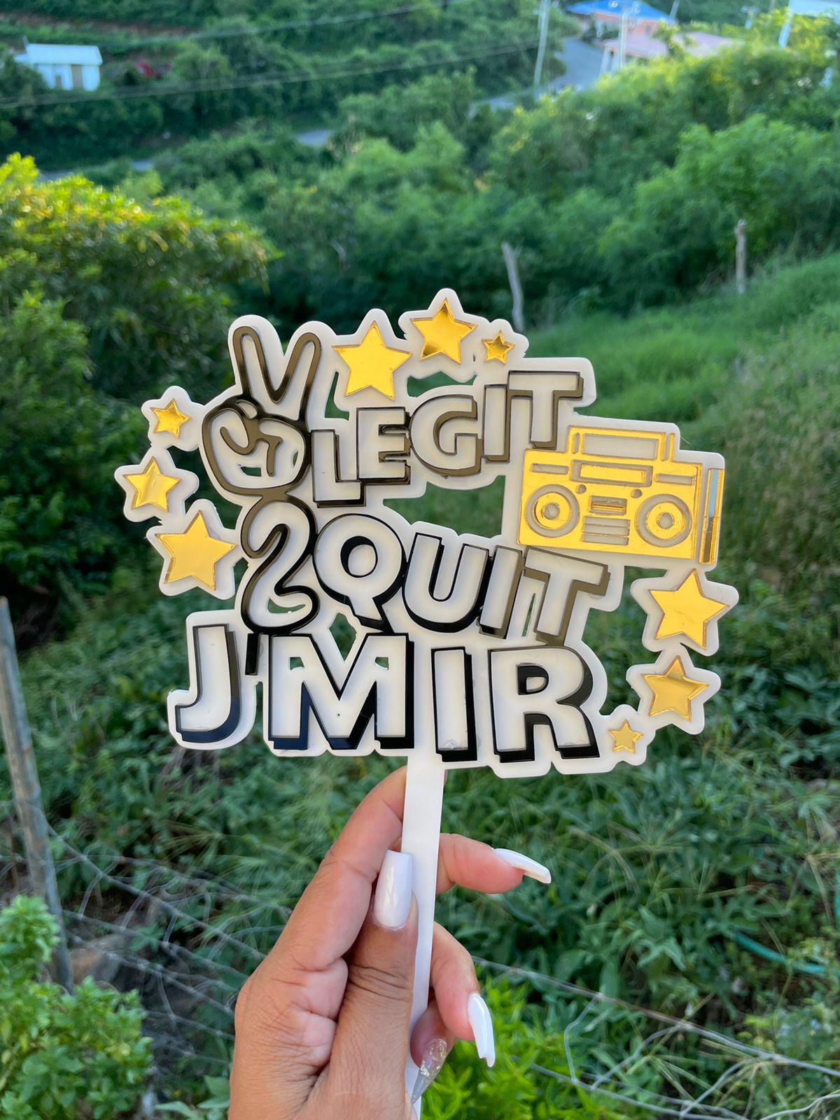 Layered  Cake Topper