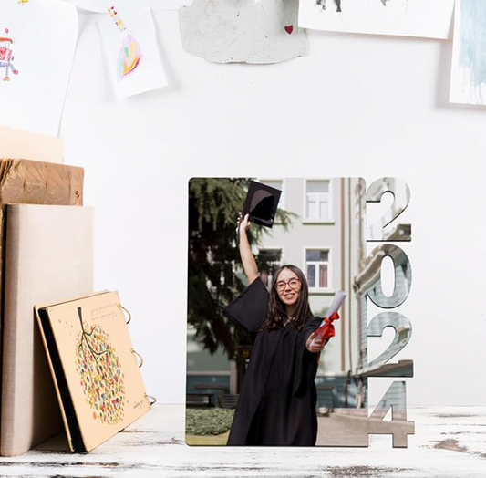 Custom Grad Themed Printed Picture Frame